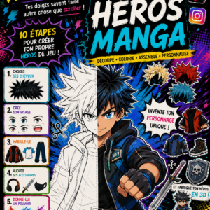 LÂCHE TON TEL : 1 - CRÉE TON HÉROS MANGA